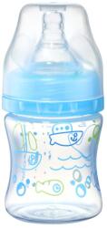 BabyOno TAKE CARE széles nyakú hasfájáscsökkentő cumisüveg 120 ml - kék (778059)