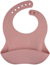 Canpol babies Szilikon előke zsebbel DOTS pink (51/029_PIN)