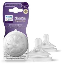 Philips Philips Avent SCY961/02 Natural Response etetőcumi extra lassú átfolyással 0h+ (2 db) (5903704)