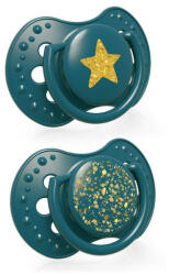 LOVI Dinamikus nyugtató cumi Stardust 3-6hó 2db zöld (22/893_GREEN)