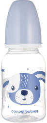 Canpol babies Keskeny nyakú cumisüveg CUTE ANIMALS 120ml kutya (5911096)