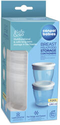 Canpol babies Tejtároló edények 4db 180ml (773995)