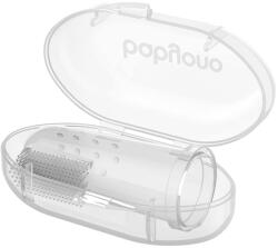 BabyOno szilikon ujjra húzható babafogkefe - Fehér (784025)