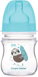 Canpol babies EasyStart anti-kólikás cumisüveg EXOTIC ANIMALS 120ml kék (35/220_BLU)
