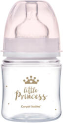 Canpol babies EasyStart anti-kólikás cumisüveg ROYAL BABY 120ml pink (780480)