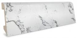 Profiline Plinta colorata polimer (PS) White-Silver Calacatta, 80 x 14 x 2000 mm, Profiline (DF-Q25027)