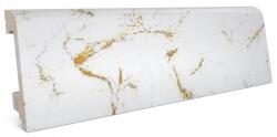 Profiline Plinta colorata polimer (PS) White-Gold Calacatta, 80 x 14 x 2000 mm, Profiline (DF-Q24128-7)