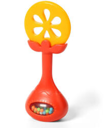 BabyOno fejlesztő rágóka csörgővel JUICY ORANGE (777125)