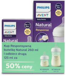 Philips Philips Avent Natural Response újszülött cumisüveg szett 125 ml + 260 ml (5907251)