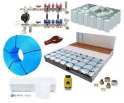 MAGNUM Pachet Full 90m2 incalzire prin pardoseala cu agent termic sistem uscat pentru parchet Magnum Heating, grosime 18 mm + Grup de (58852009C)