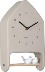 Karlsson Ceas de perete Love Birds, maro pastel (KA6130WG)