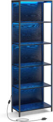  Biblioteca VASAGLE cu 6 rafturi si iluminare LED reglabila, negru (EZ-LLS120B57) Biblioteca
