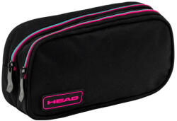 Astra Head Black kétrekeszes tolltartó - Pink, Mint (503026042) (503026042)