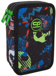 COOLPACK - Jumper 3 felszerelt 3 emeletes tolltartó - Football (D067336) (D067336)