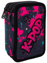 COOLPACK - Jumper 3 felszerelt 3 emeletes tolltartó - K-Pop - Dark (F067036) (F067036)