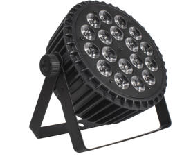 SHEHDS LED Flat Par 18x18W RGBW carcasa de aluminiu