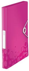 Leitz Wow Jumbo mapa cu elastic 30 mm A4 roz (46290023)
