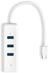 TP-Link ADAPTOR RETEA TP-LINK , extern, USB Type-C, port RJ-45 | USB 3.0 x 3, 1000 Mbps Gigabit LAN, "UE330C" (timbru verde 0.18 lei) (UE330C)