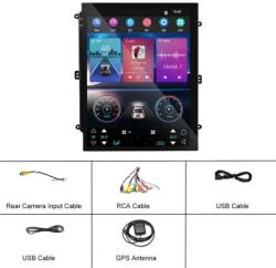  9.7" Android 11 Autórádió CarPlay/Android Auto, GPS, WiFi, Bluetooth, 1/16 GB