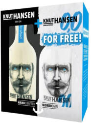 KNUT HANSEN Dry gin + Knut Hansen Non-Alcoholic díszdobozban (2x0, 5L / 42%)