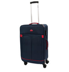 LAMONZA Troler Dortmund 77x44x24 cm, 3.4 kg, expandabil 30%, albastru (A13407) Valiza
