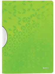 Leitz Wow ColorClip Dosar cu clip A4 verde (41850054)