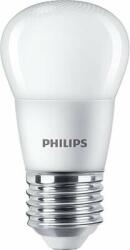 Philips LED izzó, E27, kisgömb, P45, 5W, 470lm, 2700K, PHILIPS "CorePro" (929002969402) (929002969402)