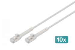 ASSMANN DK-1632-A-003B-10 Cablu flexibil patch CAT 6A F-FTP, cupru, 0, 3 m, gri, 10 buc (DK-1632-A-003B-10)