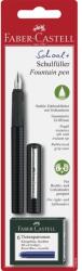 Faber-Castell iskolai toll, fekete + 6 Faber-Castell patron (FC149809)