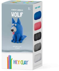 HEY CLAY Set Hey Clay Forest Animals - Lup, Varsta 3+, Multicolor (5904754600262)