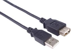 PremiumCord USB 2.0 0, 5m, fekete, hosszabbító (kupaa05bk)