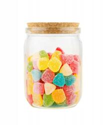 Bimberek Üvegbefőttes üveg parafa tetővel 500ml, Bimberek, fűszerekhez, méretek 11, 7x8, 5cm (ZES001283)