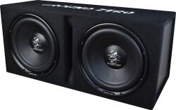 Ground Zero Subwoofer Auto GROUND ZERO GZIB 2.30BR-ACT 2x300MM 1000W Negru (GZIB 2.30BR-ACT)
