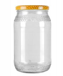 Bimberek 8 darabos 900 ml-es Bimberek üvegkészlet, fi82 fedéllel, ellenálló üveg, konzerváláshoz (ZES001284)