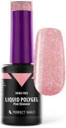Perfect Nails Liquid Polygel - Pink Shimmer - 8ml