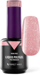Perfect Nails Liquid Polygel - Pink Shimmer - 15ml