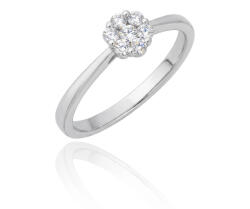 DiamondGroup 1B497W456-2 - Briliáns kővel díszített 14 karátos arany női gyűrű Méret: 56 (1B497W456-2)