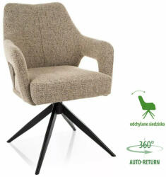  Olsen Noelle Forgószék Tkanina Sötét Bézs Auto-Return Funkcióval (OLSENNOCCBE)