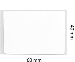 Niimbot B21 R címke, 40×60 mm, 125 db, fehér (A2A68651201)