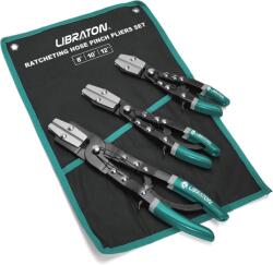 LIBRATON racsnis tömlőbilincs fogó készlet - 3 db (8", 10", 12")
