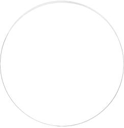 BENECREAT átlátszó akril korong - 3 mm vastag, 300 mm átmérő