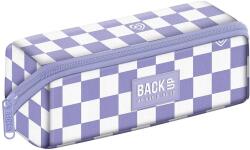 BackUP Penar școlar BackUp 8 K - Violet Checkerboard, 1 fermoar (710469) Penar