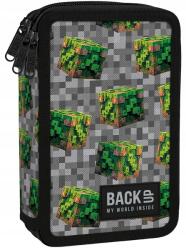 BackUP Penar cu accesorii BackUp 8 EW - Pixel Blocks, 3 fermoar (710315) Penar