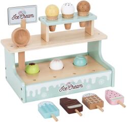 Tooky Toy Set din lemn Tooky Toy - Magazin de inghetata (111129) Bucatarie copii