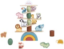 Tooky Toy Joc de lemn pentru copii Tooky Toy - Animals, pentru echilibru (111110) Figurina