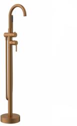 Wellis Vito szabadon álló kádtöltő csaptelep zuhanyszettel, szálcsiszolt rose gold ACS0431 (ACS0431)