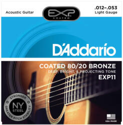 D'Addario EXP11 Coated 80/20 bronz 12-53