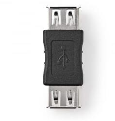 Nedis CCGB60900BK USB aljzat - aljzat toldó adapter fekete (CCGB60900BK)