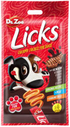 Dr. Zoo Licks - Snack cremos pentru caini - Vanat - 4 x 15g