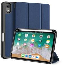 Dux Ducis IPAD mini 7 (2024) / mini 6 (2021) DOMO tok álló, bőr hatású aktív FLIP, ceruza tartó, SÖTÉTKÉK (GP-110344) (GP-110344)